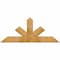 Ekena Millwork Saratoga Rough Sawn Timber Gable Bracket, Western Red Cedar, 60"W x 25"H x 6"D x 6"F, 10/12 Pitch GBW060X25X0606SAR00RWR - alternate 1